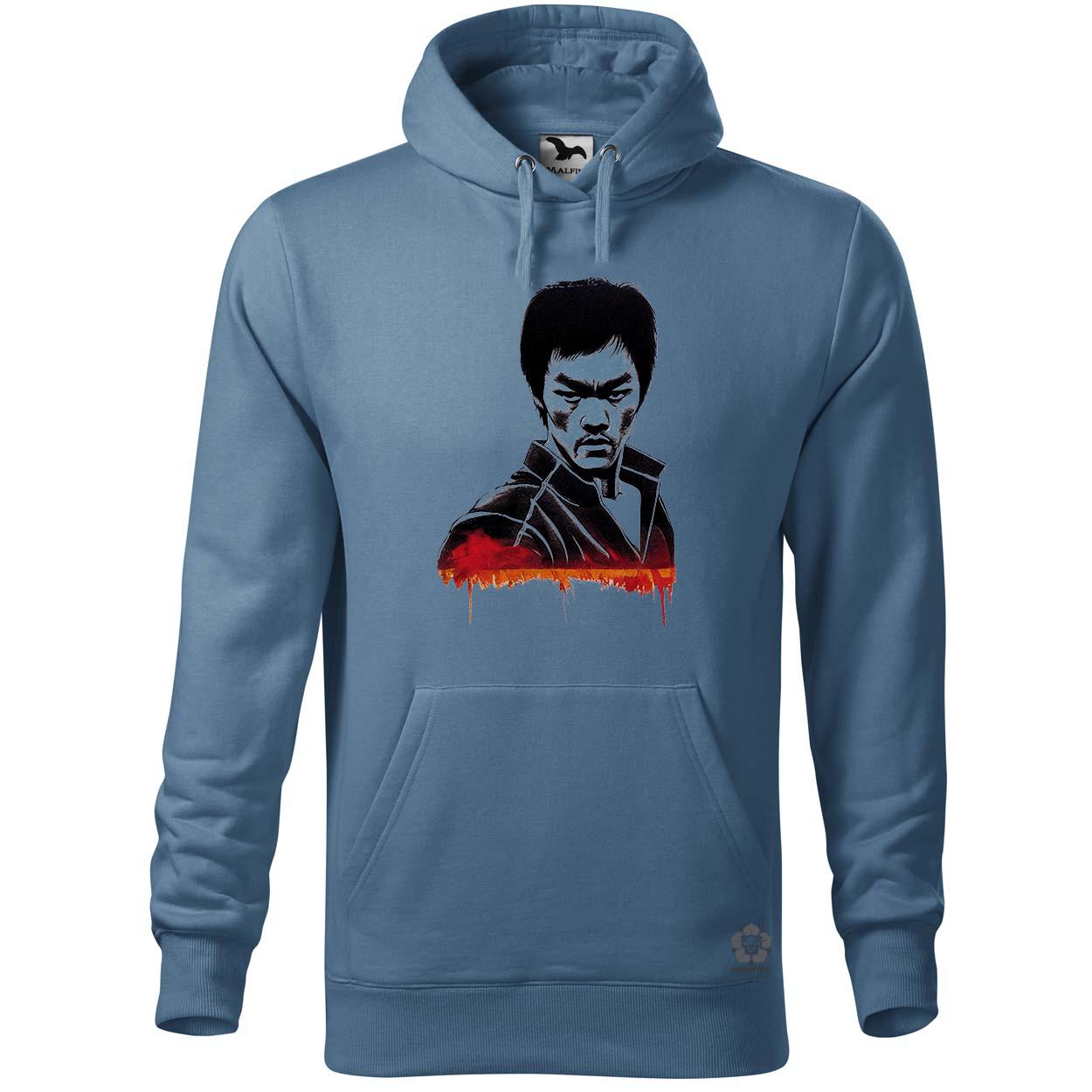 Karaktertanulmány fekete-fehér Bruce Lee egyedi  pulóver 