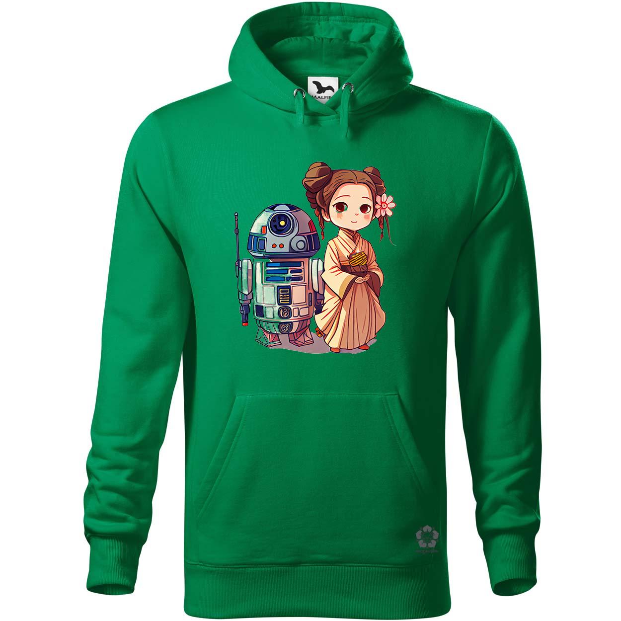 Chibi Leia és R2-D2 v1 egyedi  pulóver 