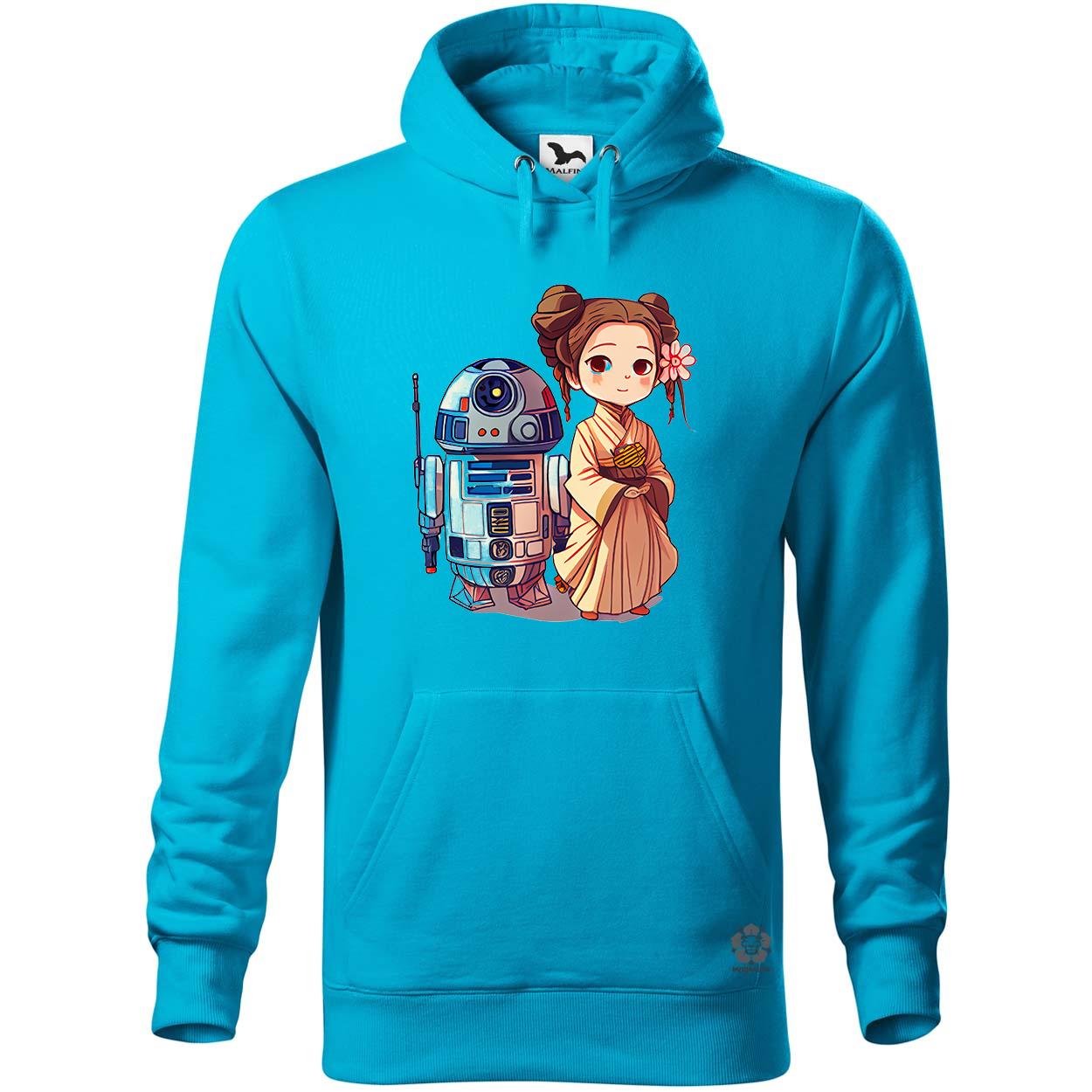 Chibi Leia és R2-D2 v1 egyedi  pulóver 
