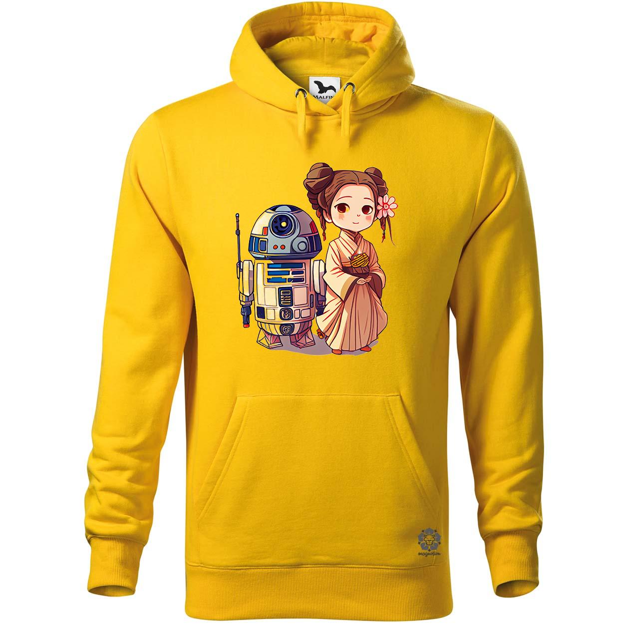 Chibi Leia és R2-D2 v1 egyedi  pulóver 
