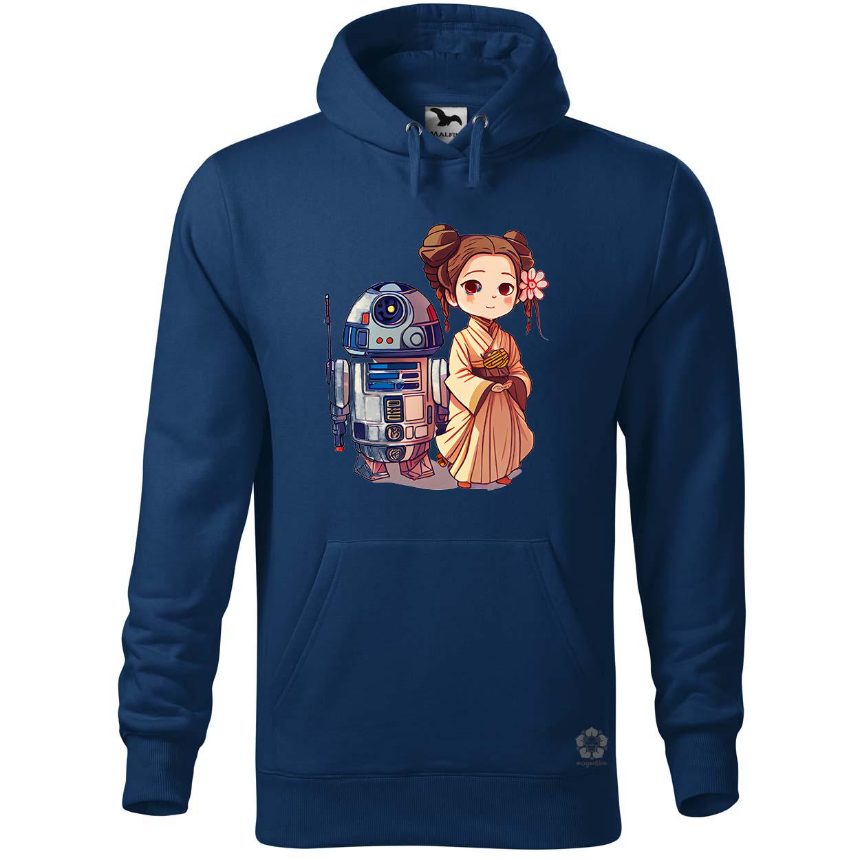 Chibi Leia és R2-D2 v1 egyedi  pulóver 