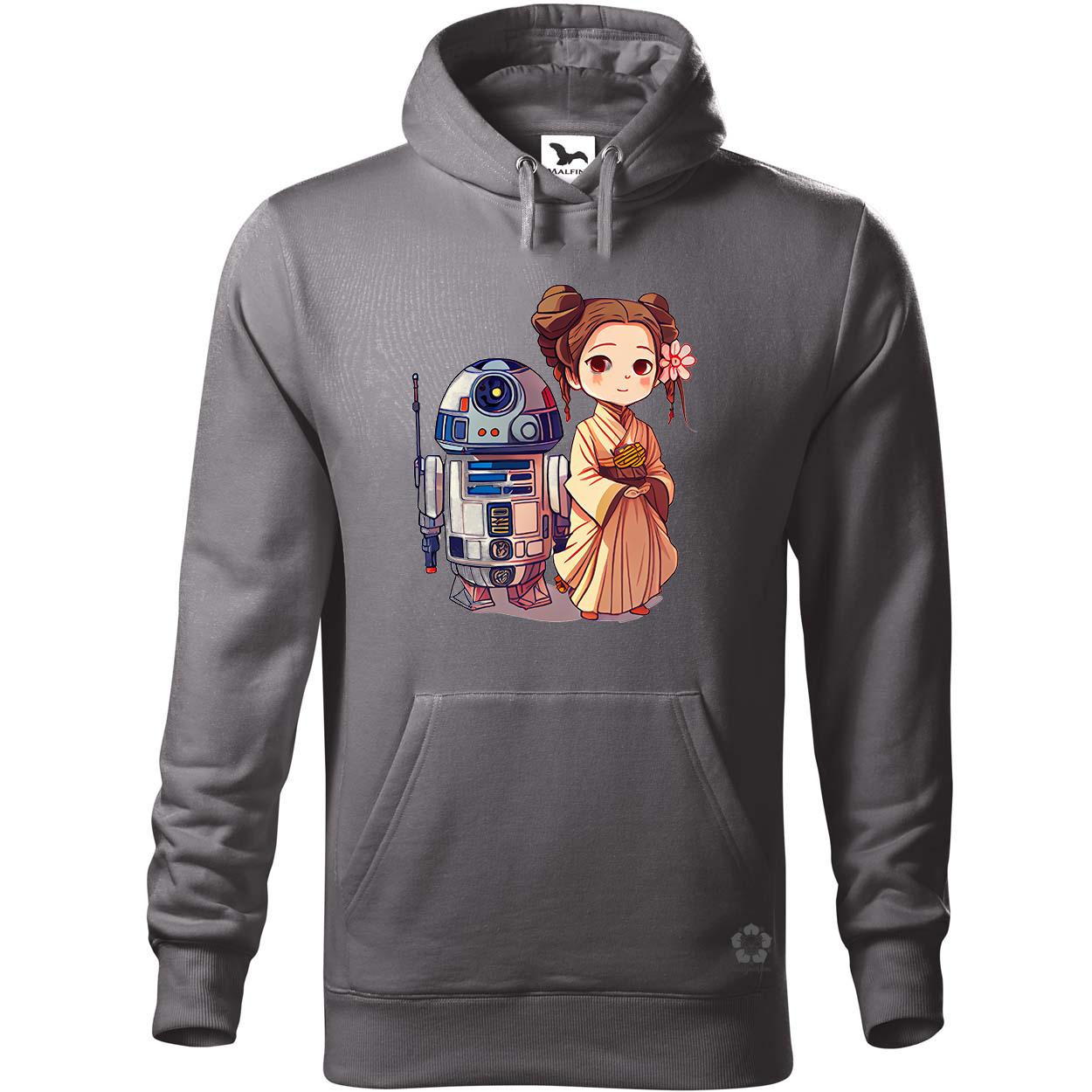 Chibi Leia és R2-D2 v1 egyedi  pulóver 
