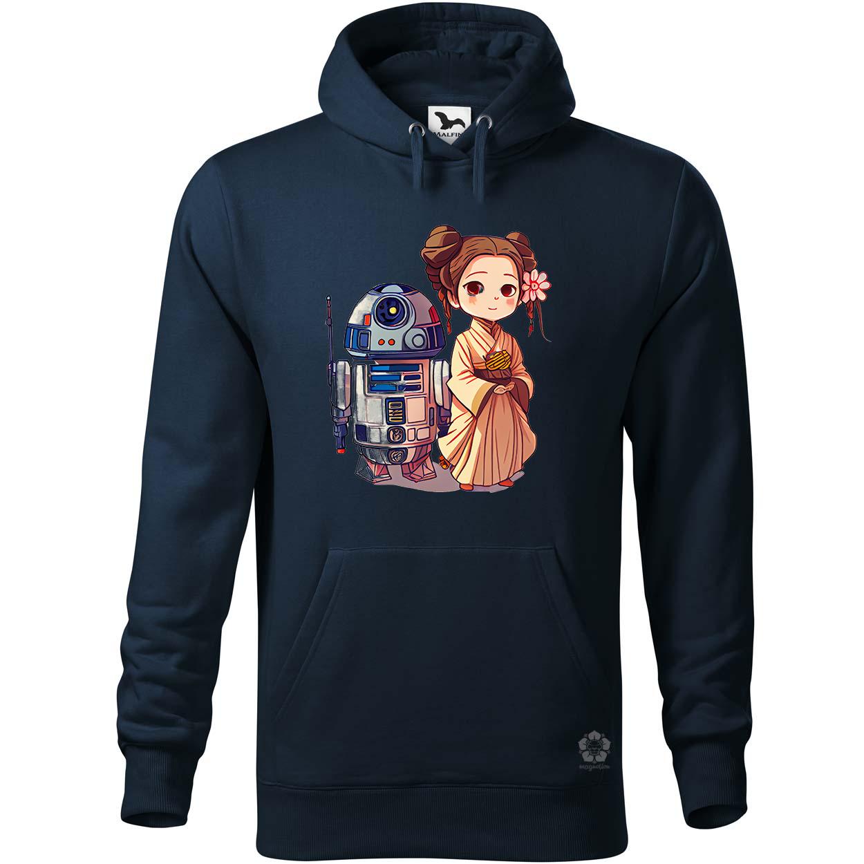 Chibi Leia és R2-D2 v1 egyedi  pulóver 