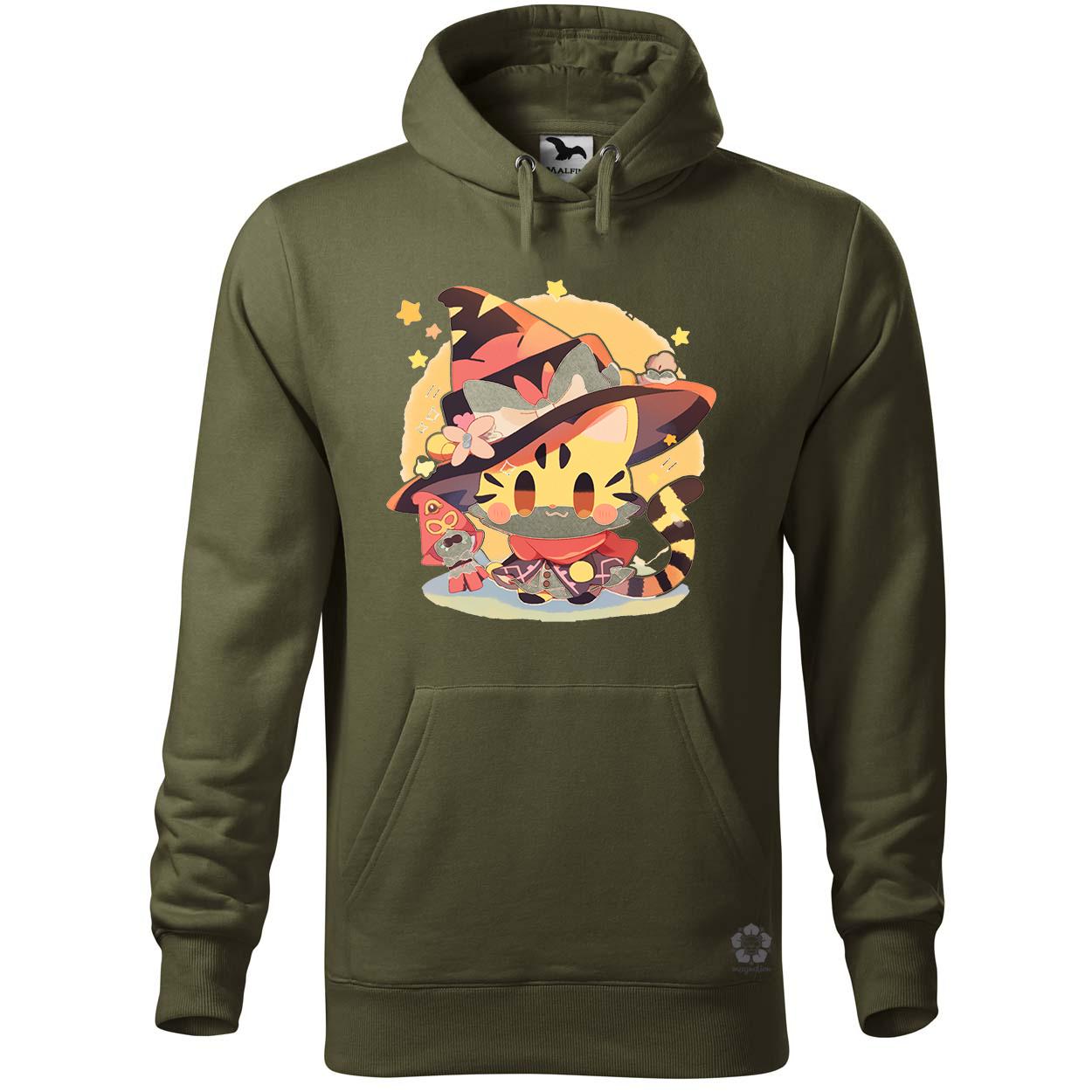 Chibi tigris varázsló v4 egyedi  pulóver 