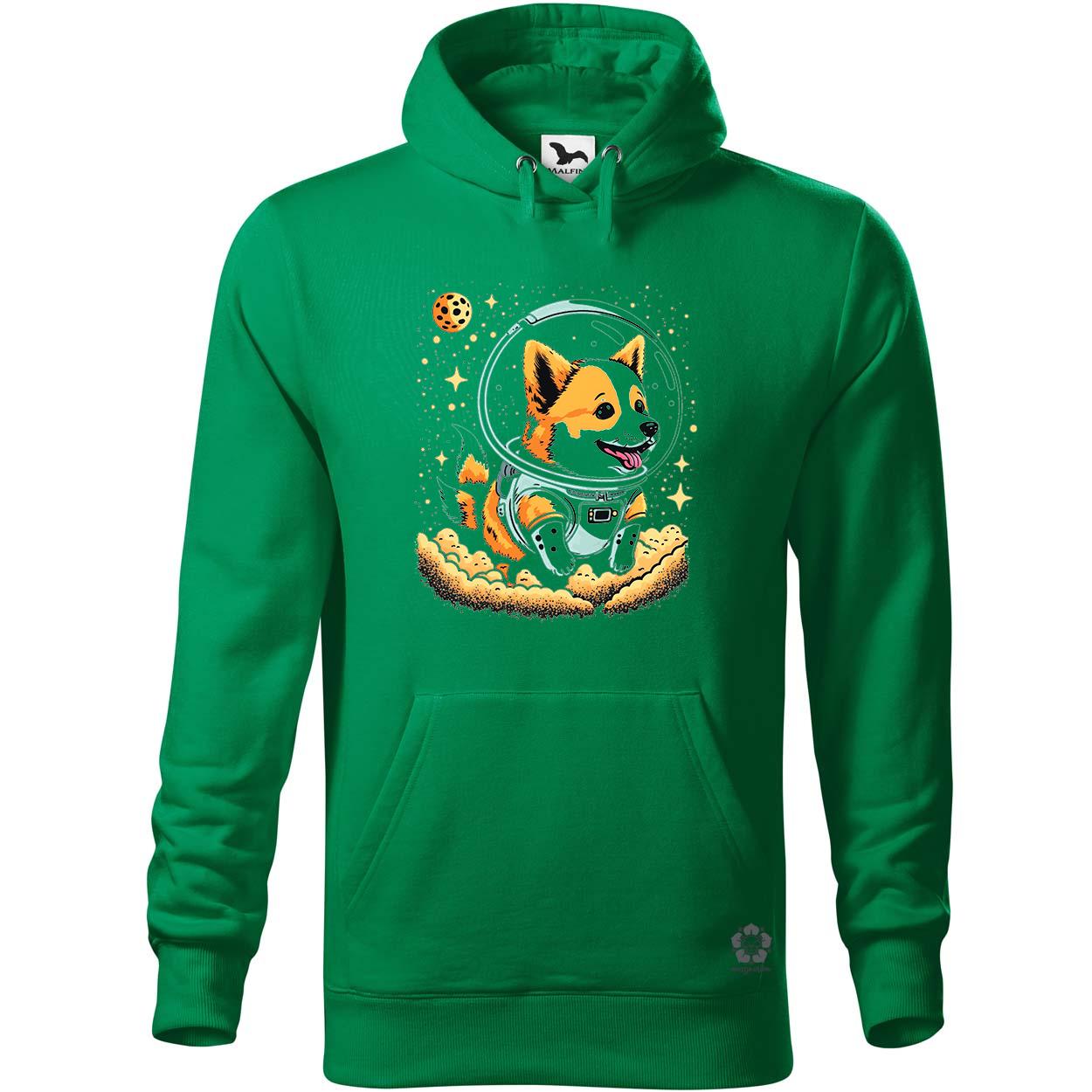 Corgi játszik a holddal v2 egyedi  pulóver 