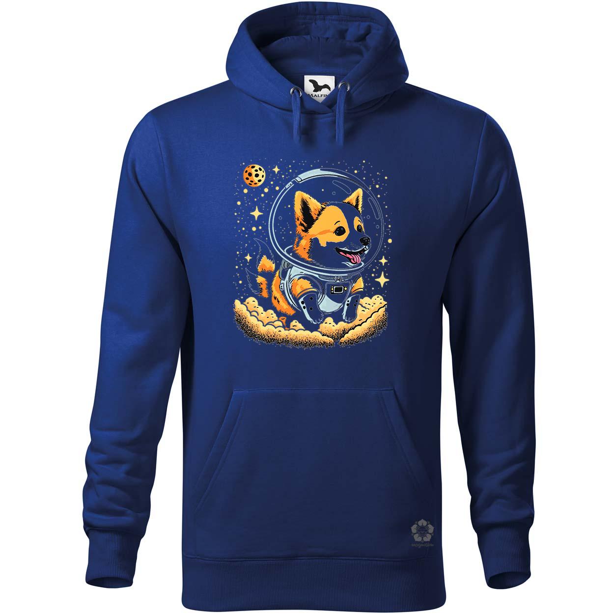 Corgi játszik a holddal v2 egyedi  pulóver 