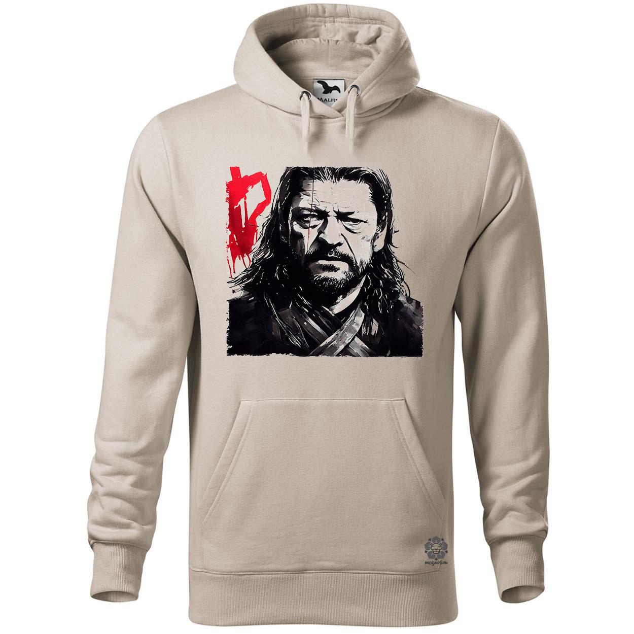Fekete-piros Eddard Ned Stark rajz v2 egyedi  pulóver 