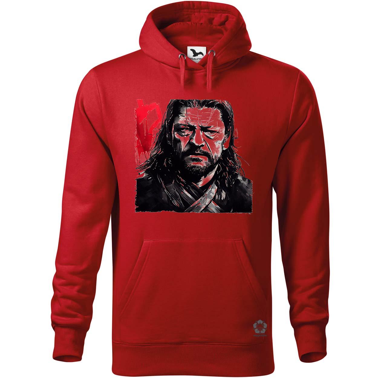 Fekete-piros Eddard Ned Stark rajz v2 egyedi  pulóver 