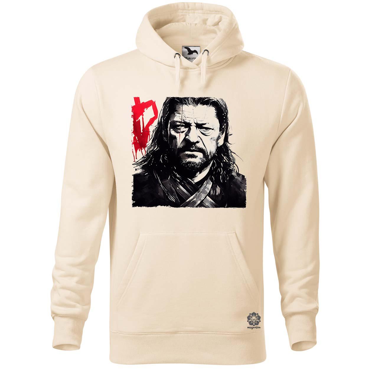 Fekete-piros Eddard Ned Stark rajz v2 egyedi  pulóver 