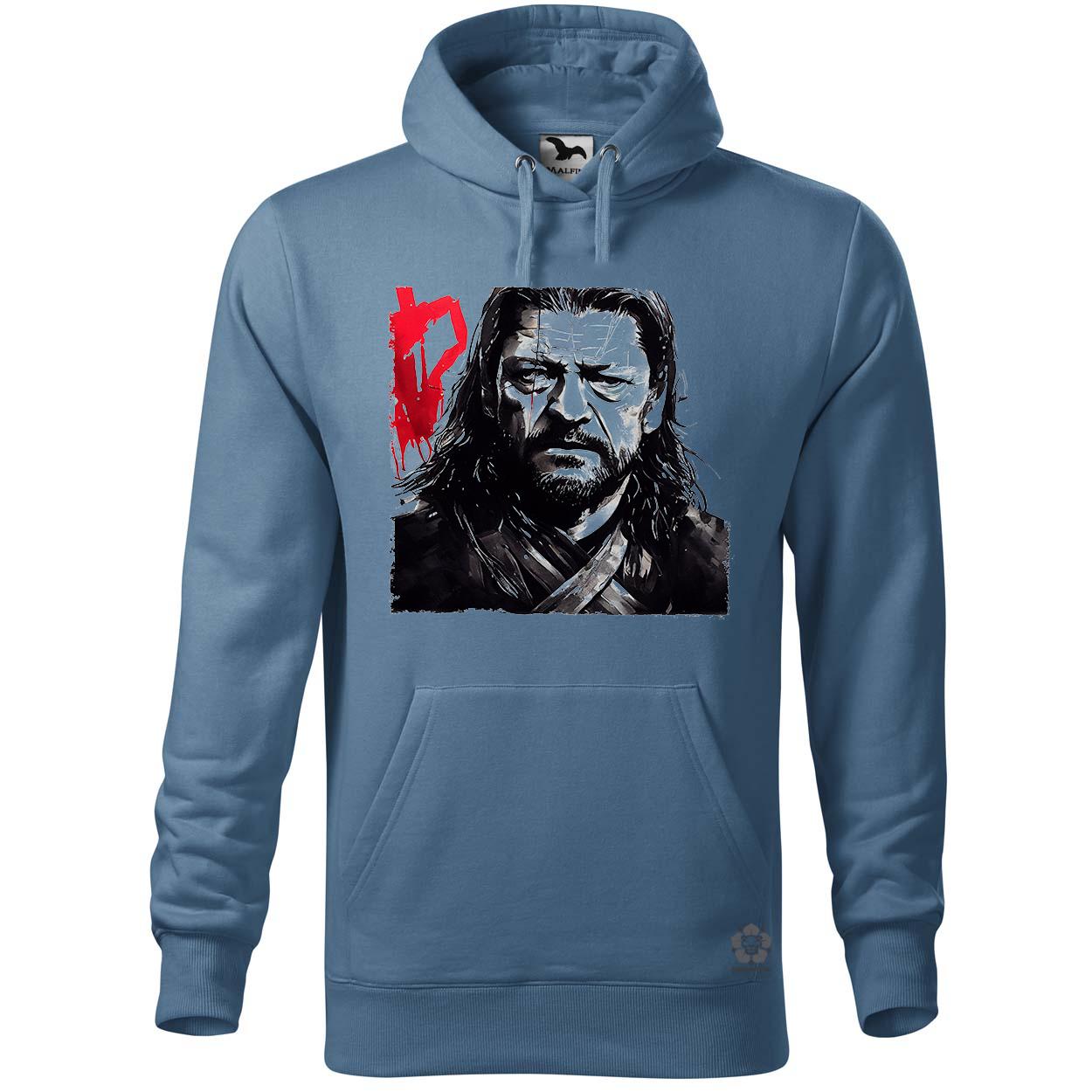 Fekete-piros Eddard Ned Stark rajz v2 egyedi  pulóver 
