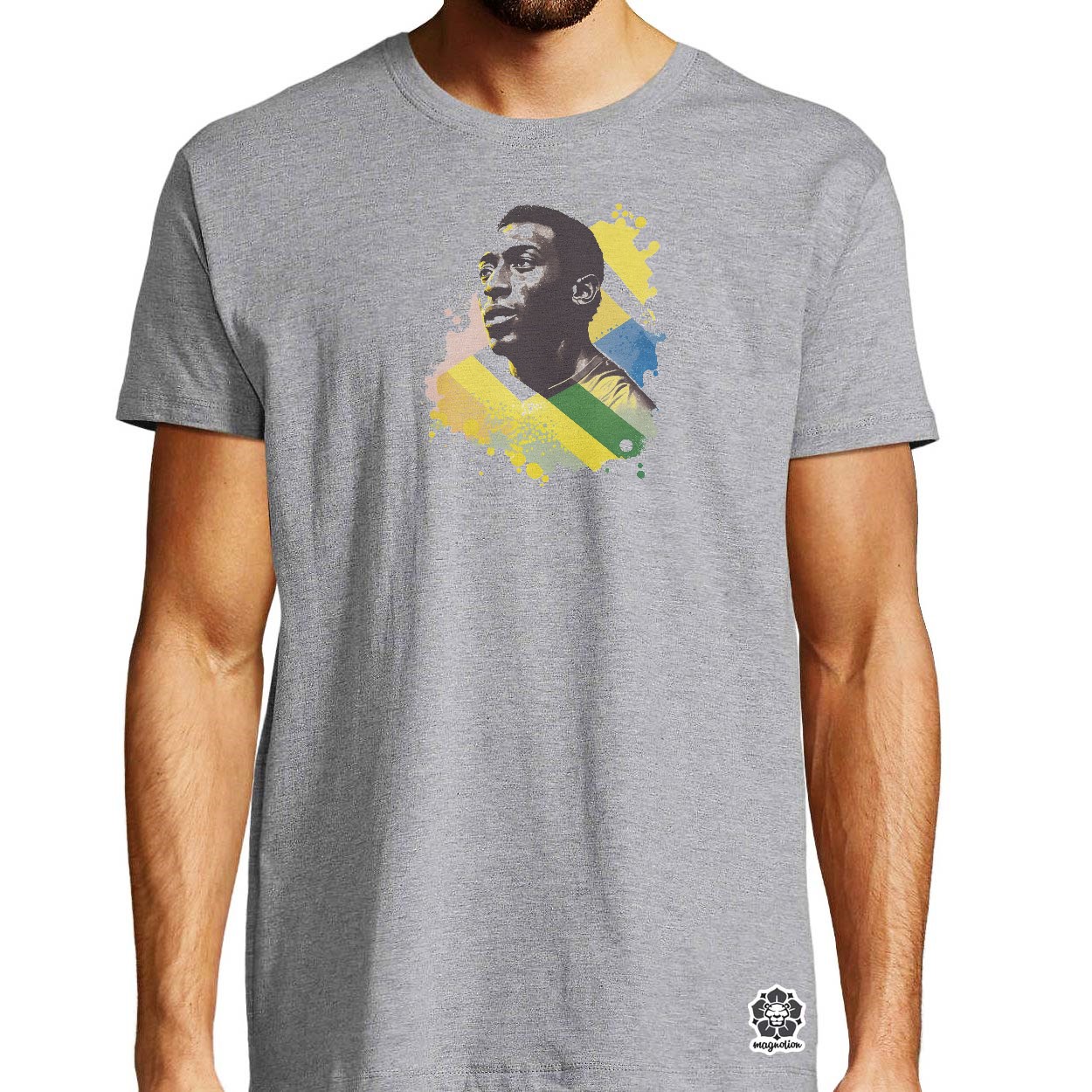 Pelé a Fekete Gyöngyszem v4 egyedi póló 