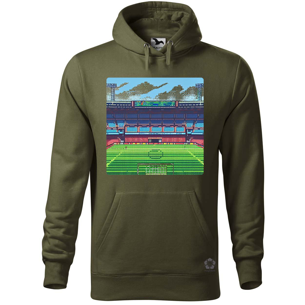 Foci stadion pixelart egyedi  pulóver 