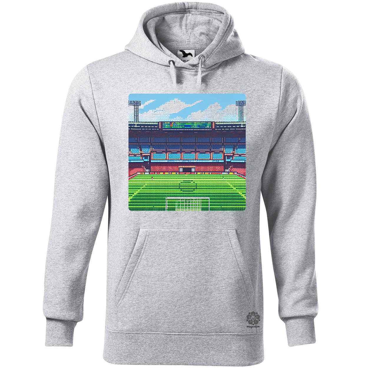 Foci stadion pixelart egyedi  pulóver 