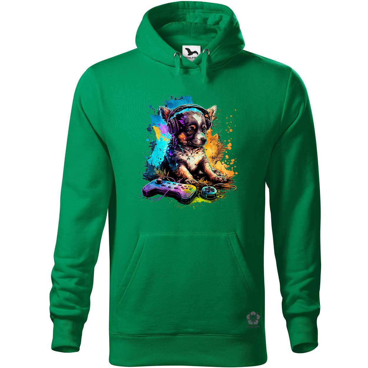 Gamer kutya v2 egyedi  pulóver 