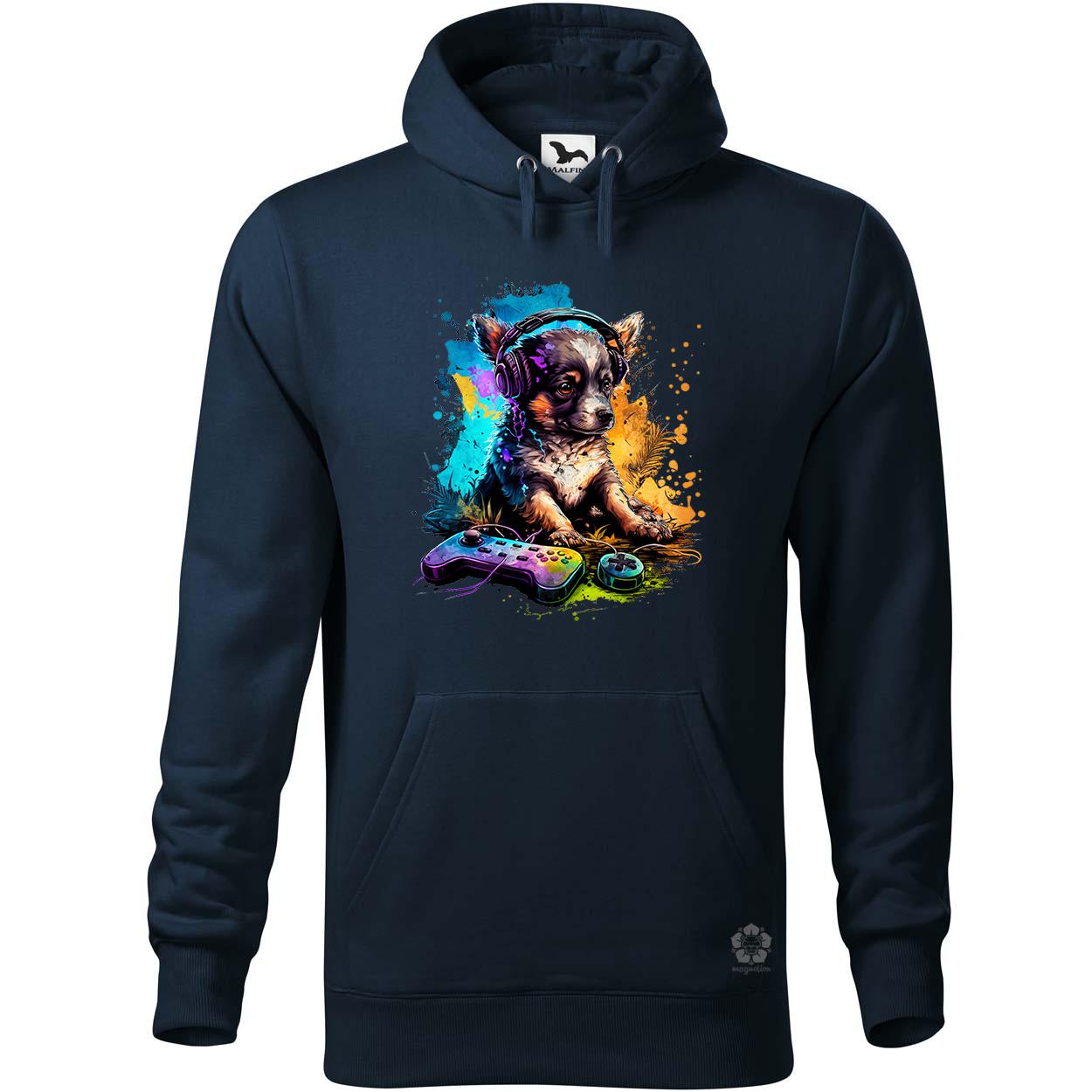 Gamer kutya v2 egyedi  pulóver 