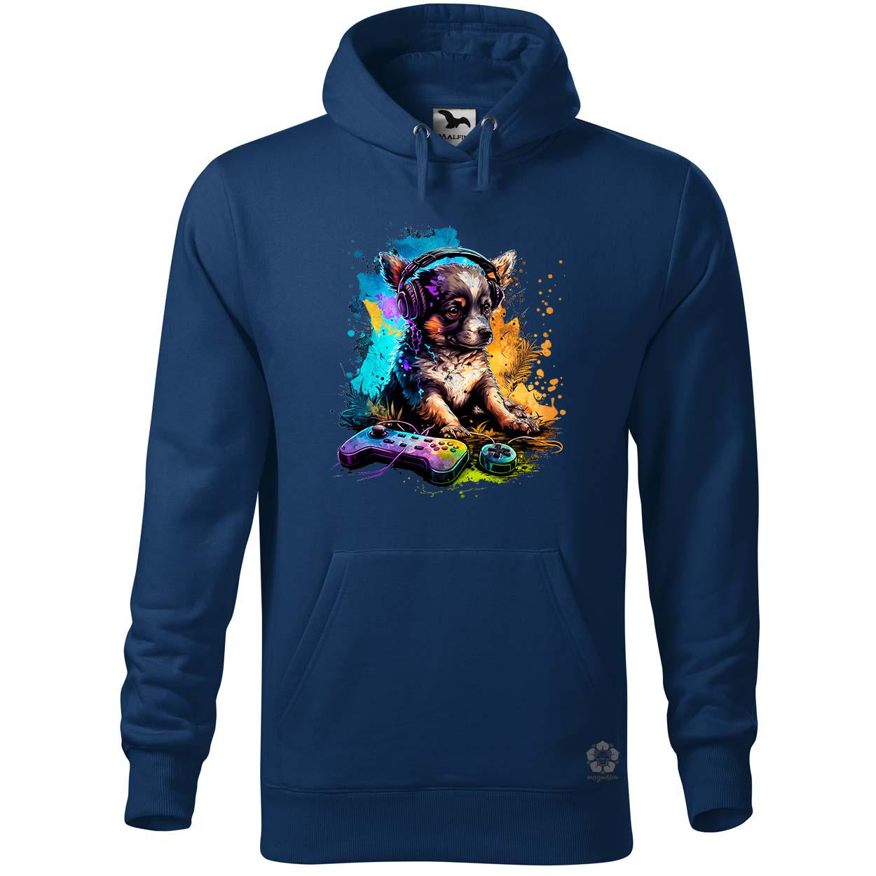 Gamer kutya v2 egyedi  pulóver 