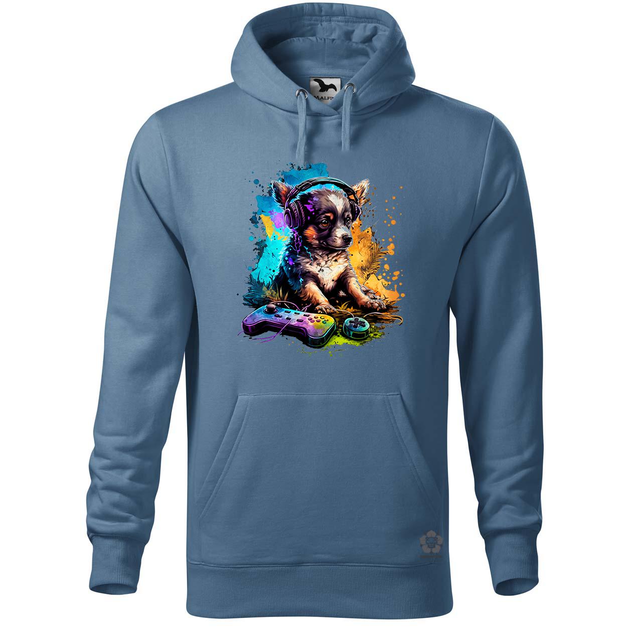 Gamer kutya v2 egyedi  pulóver 