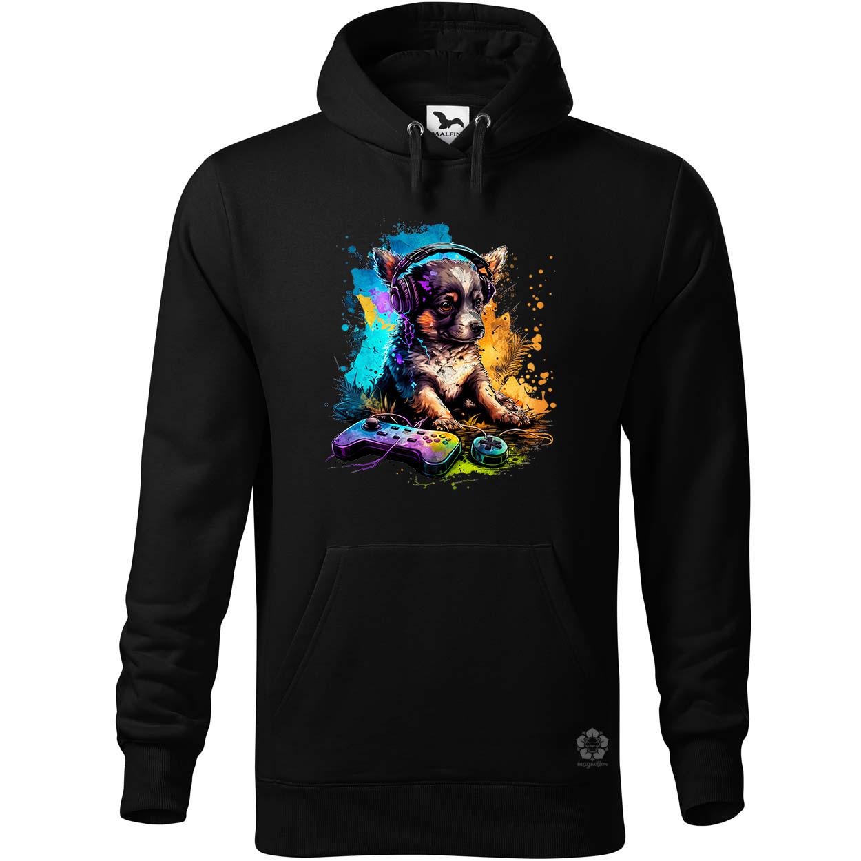 Gamer kutya v2 egyedi  pulóver 