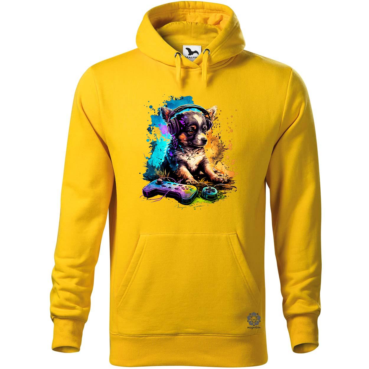 Gamer kutya v2 egyedi  pulóver 