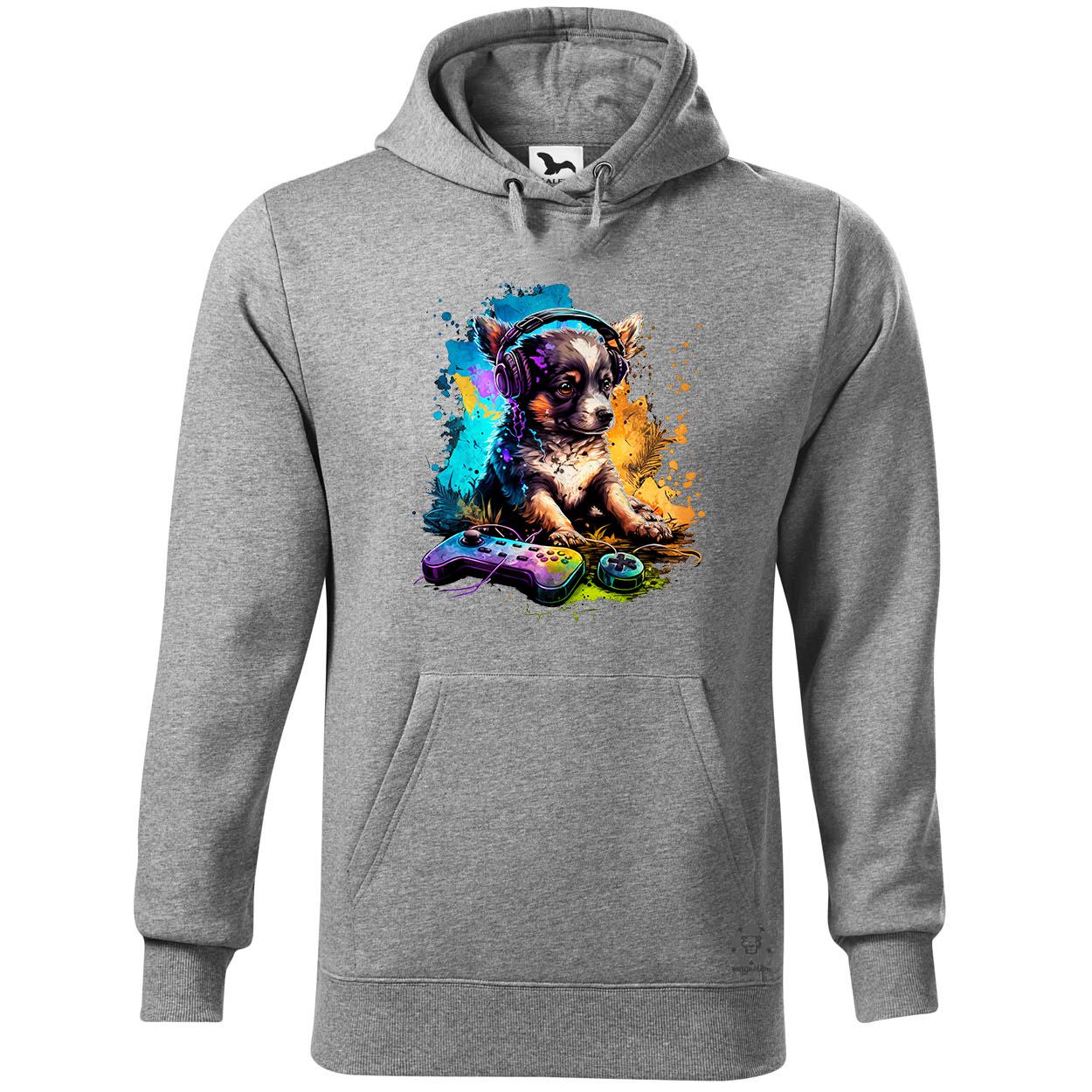 Gamer kutya v2 egyedi  pulóver 