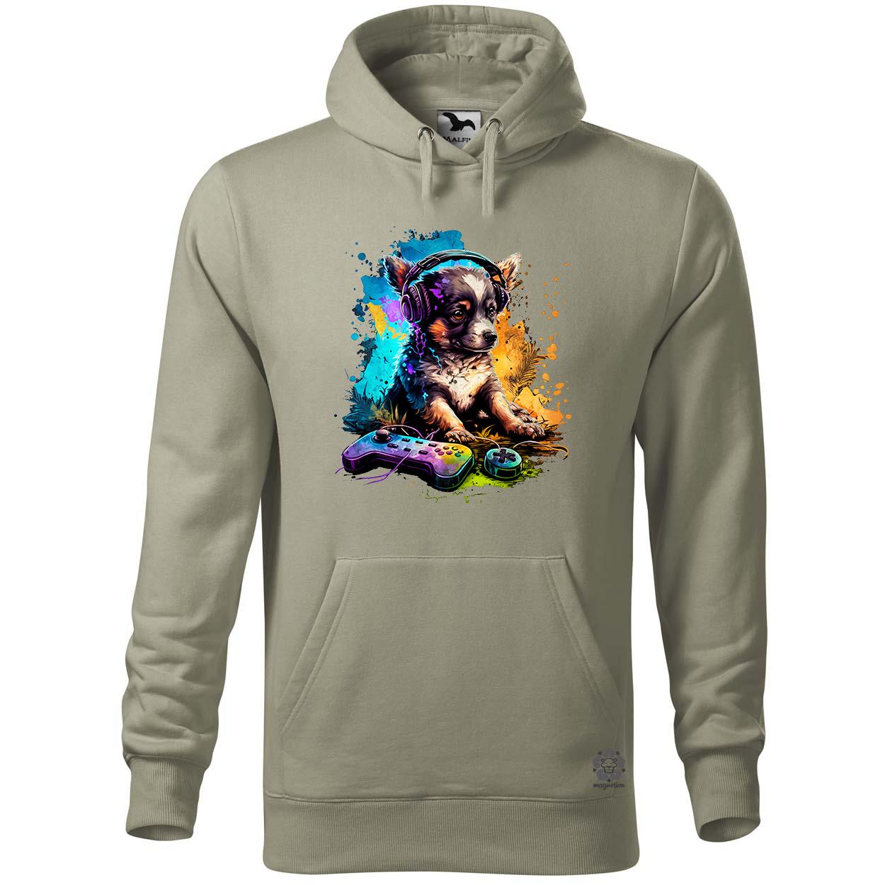 Gamer kutya v2 egyedi  pulóver 
