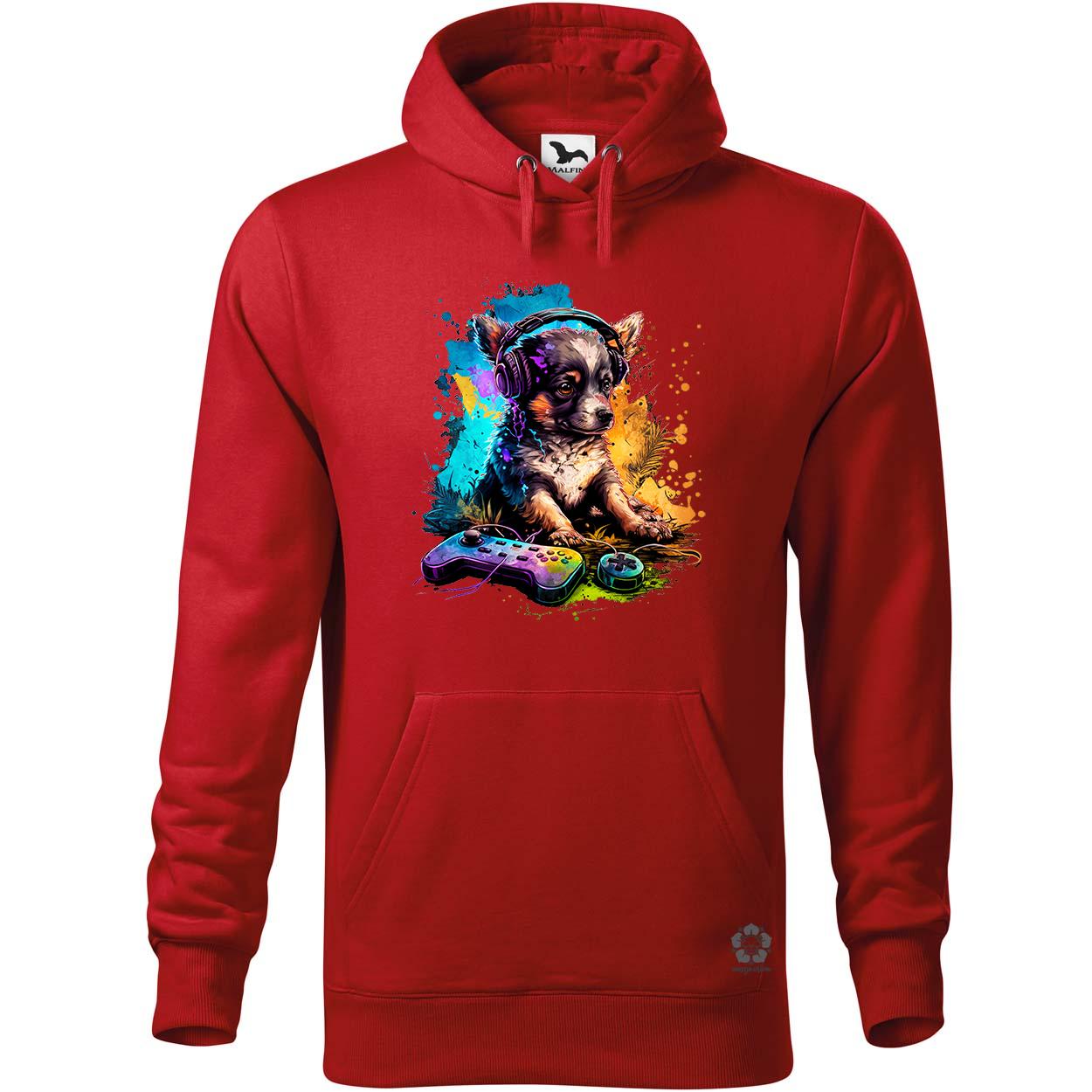 Gamer kutya v2 egyedi  pulóver 