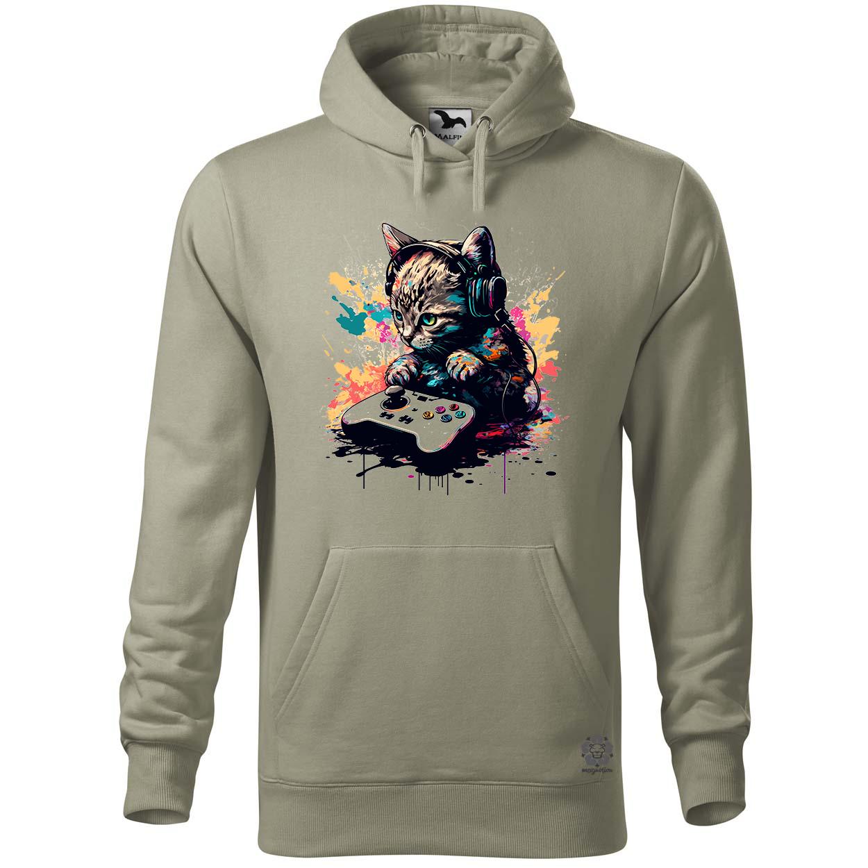 Gamer cica v1 egyedi  pulóver 