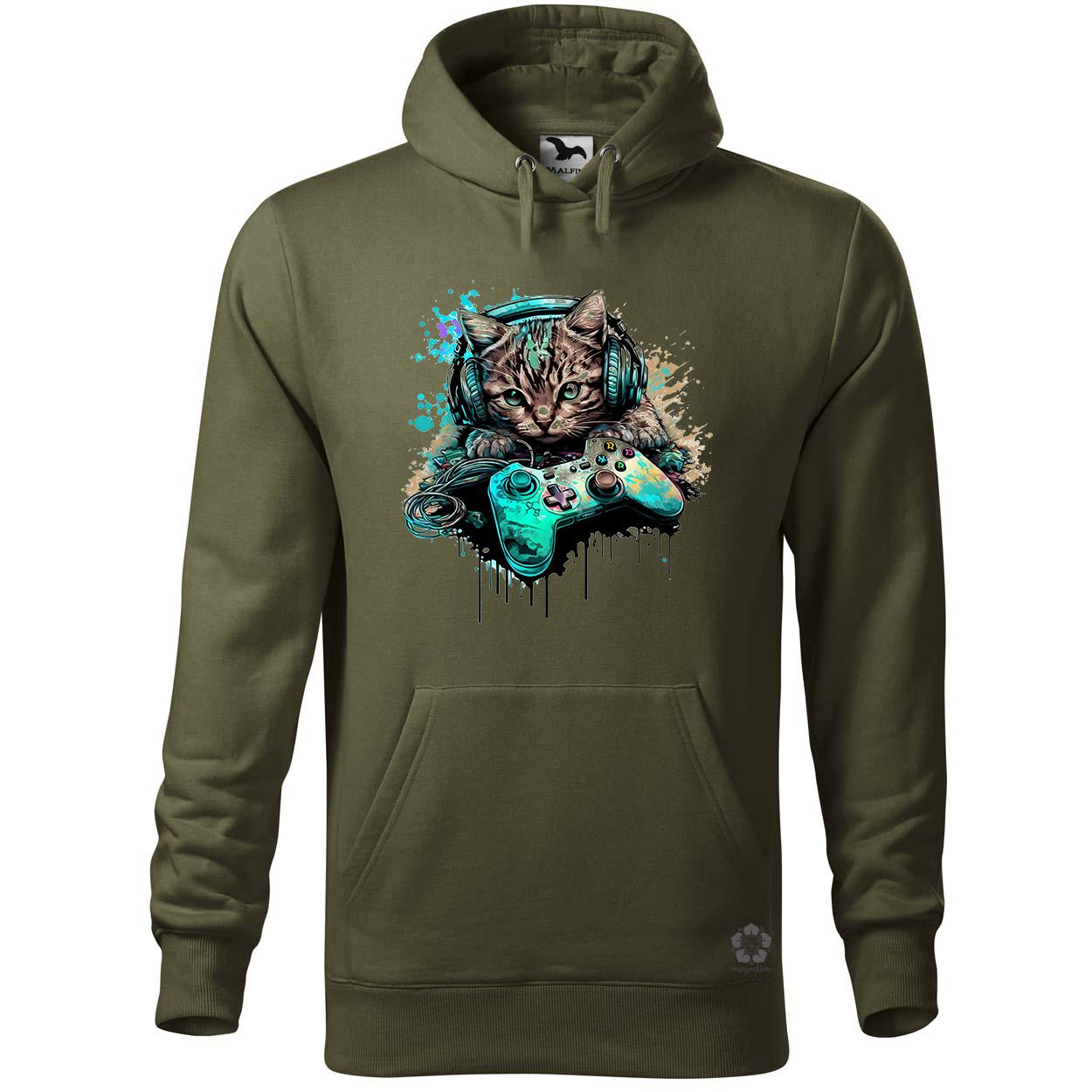 Gamer cica v2 egyedi  pulóver 