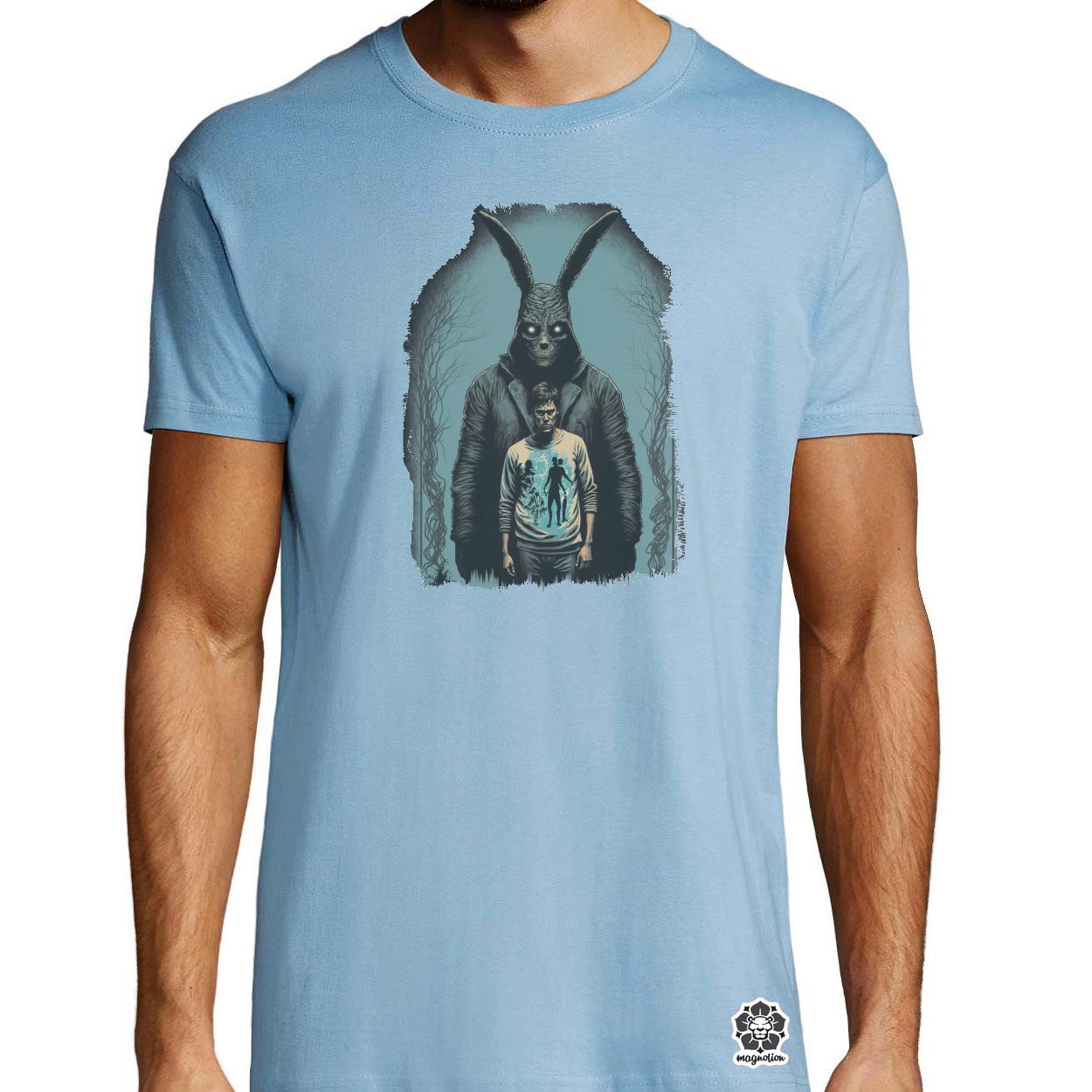 Donnie Darko és Frank v3 egyedi póló 
