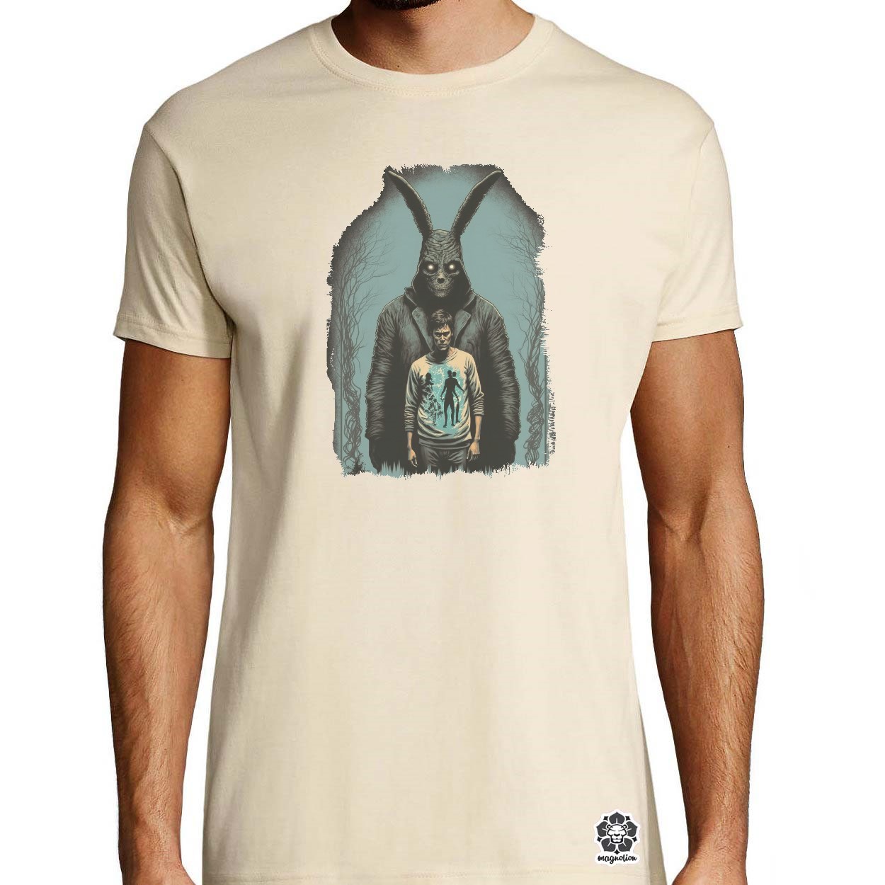 Donnie Darko és Frank v3 egyedi póló 