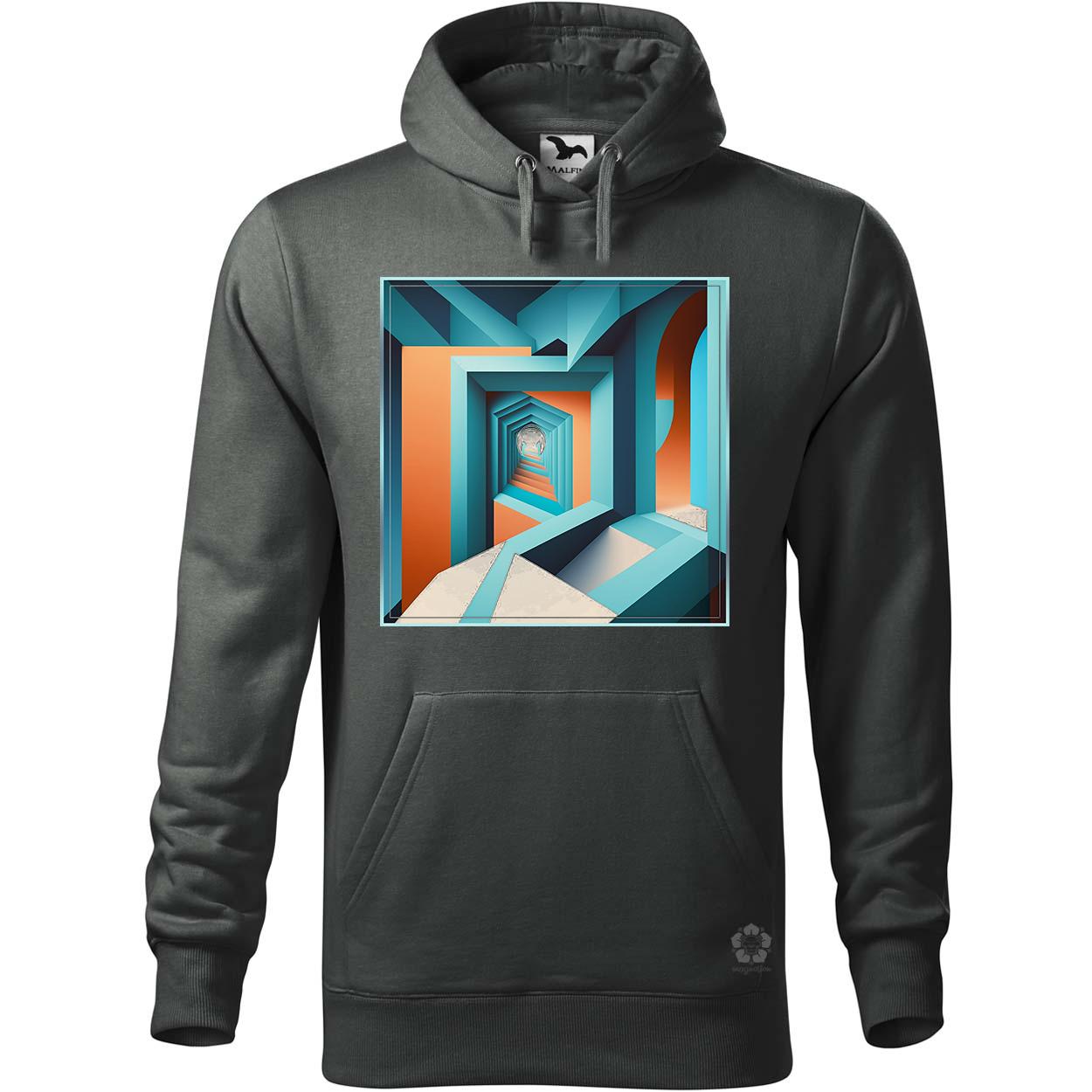 Geometrikus optikai illuzió v2 egyedi  pulóver 
