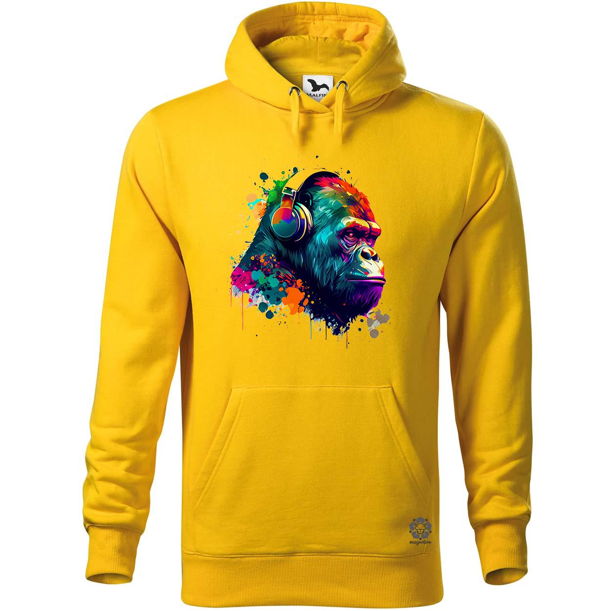 Gorilla zenét hallgat v1 egyedi  pulóver 
