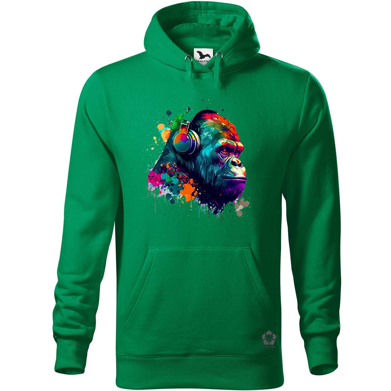 Gorilla zenét hallgat v1 egyedi  pulóver 