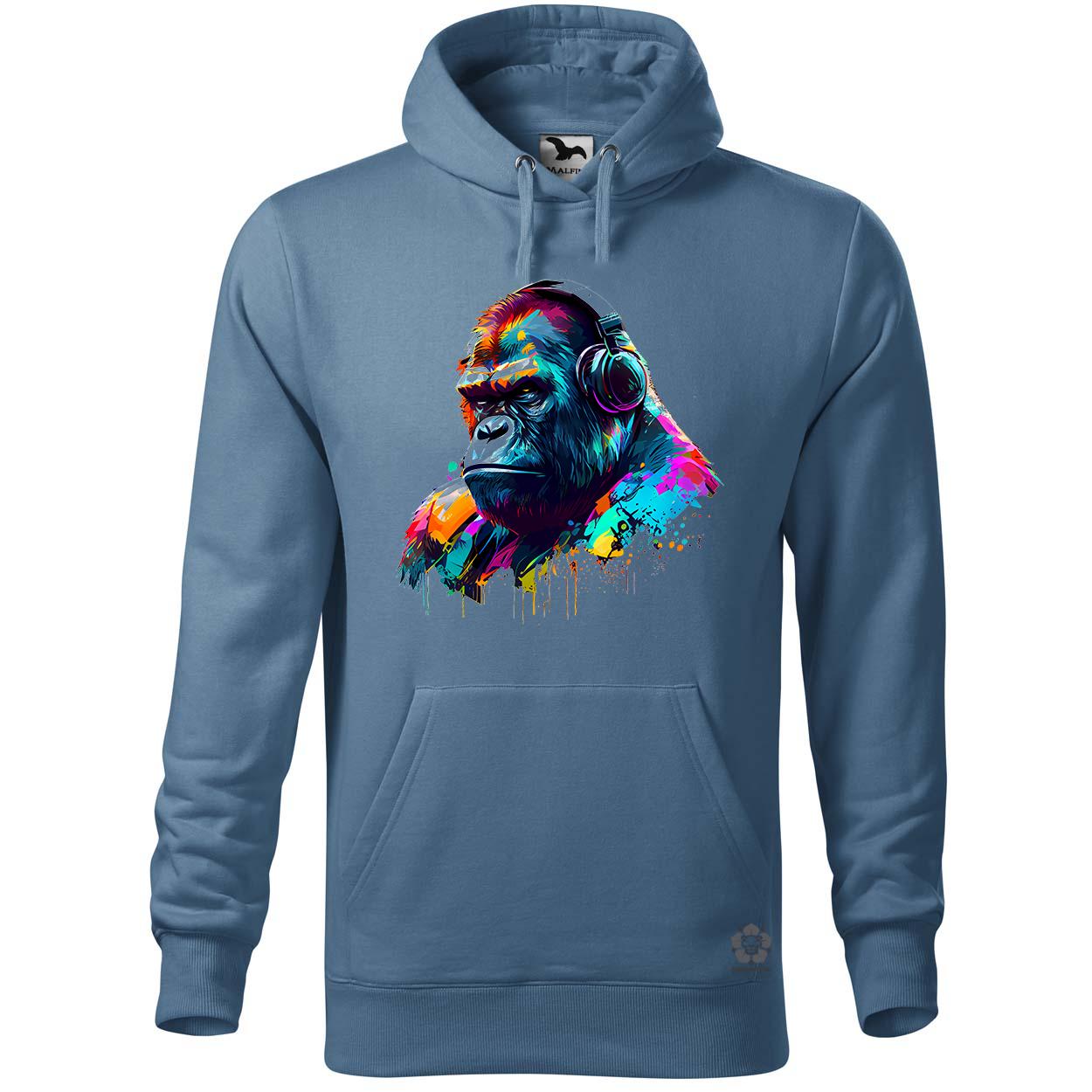 Gorilla zenét hallgat v2 egyedi  pulóver 
