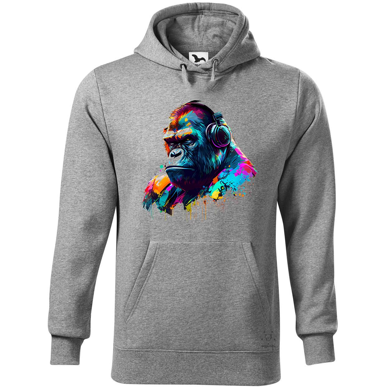 Gorilla zenét hallgat v2 egyedi  pulóver 