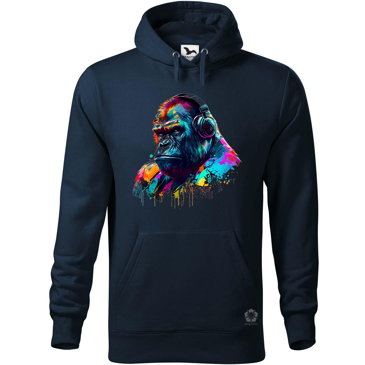 Gorilla zenét hallgat v2 egyedi  pulóver 