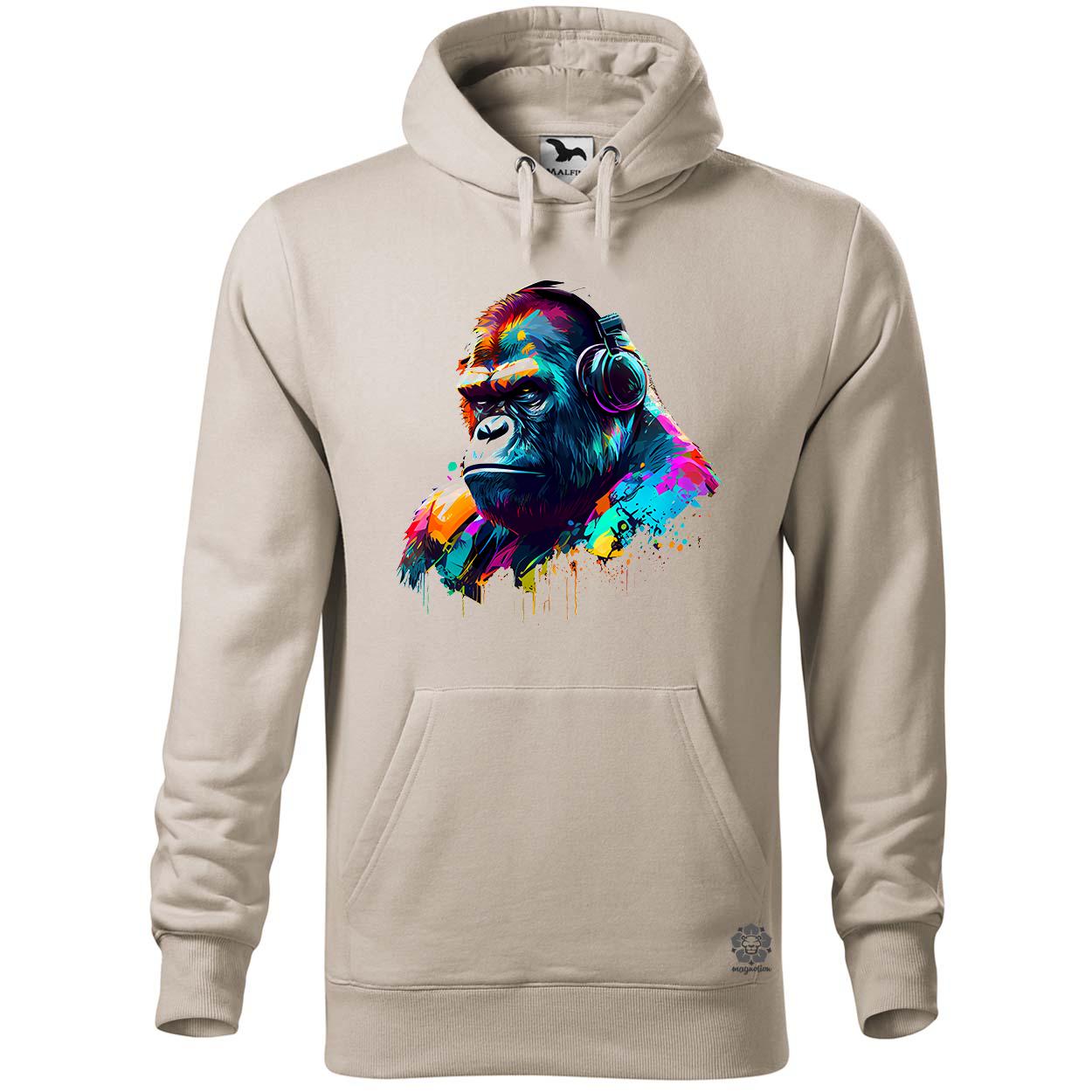 Gorilla zenét hallgat v2 egyedi  pulóver 
