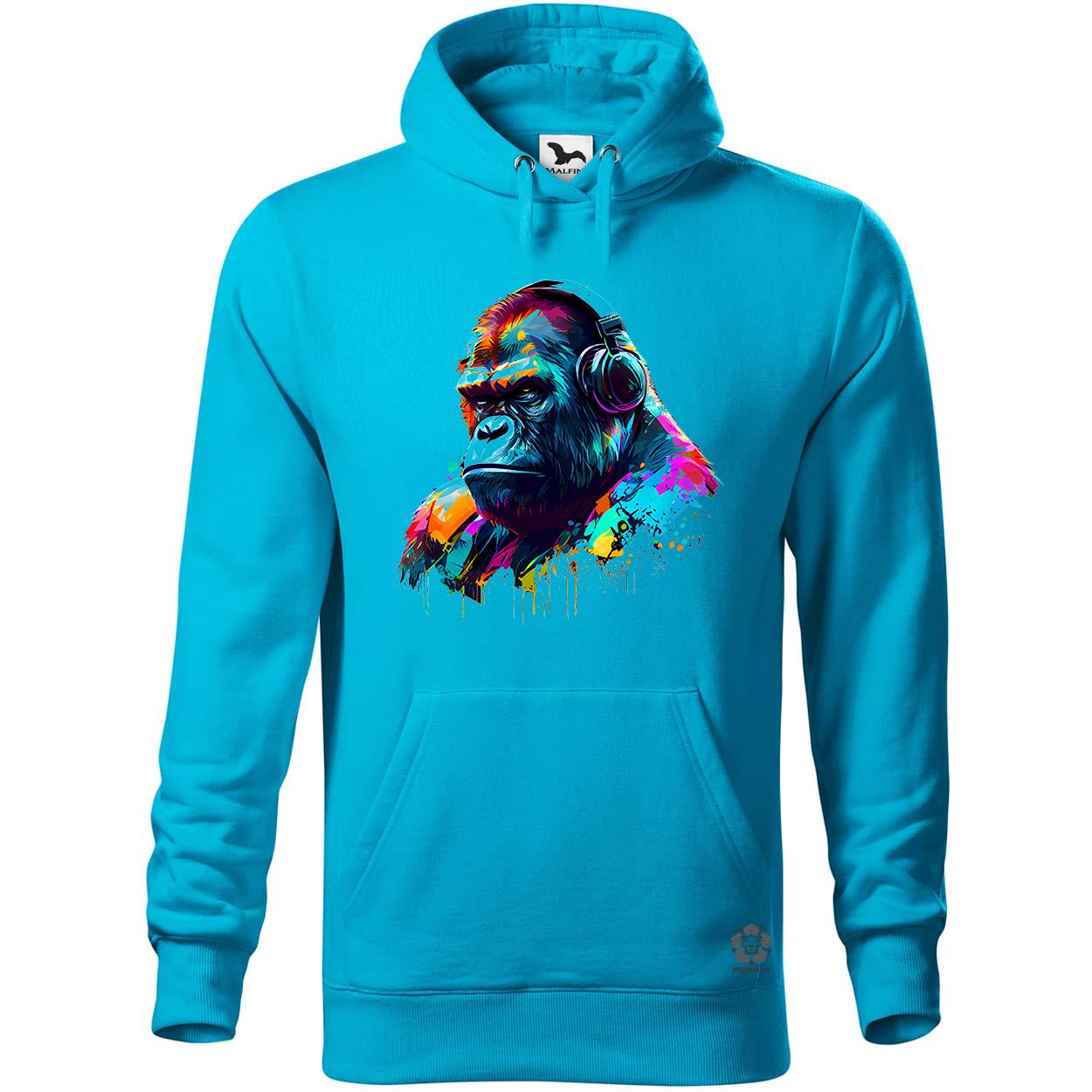 Gorilla zenét hallgat v2 egyedi  pulóver 