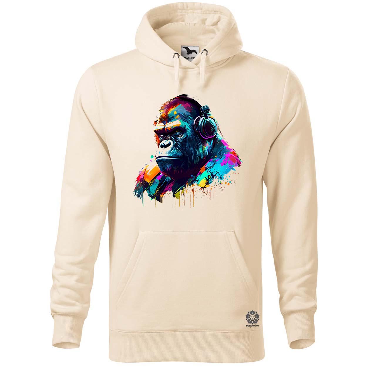 Gorilla zenét hallgat v2 egyedi  pulóver 
