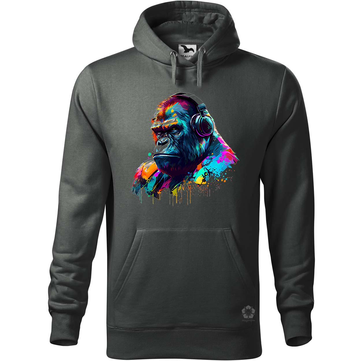 Gorilla zenét hallgat v2 egyedi  pulóver 