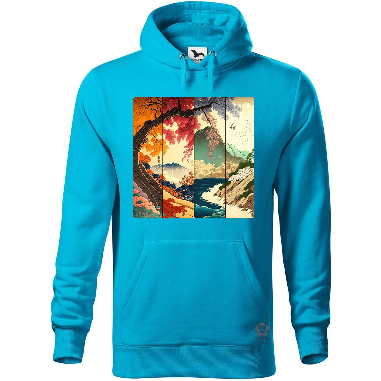Japán évszakok v2 egyedi  pulóver 