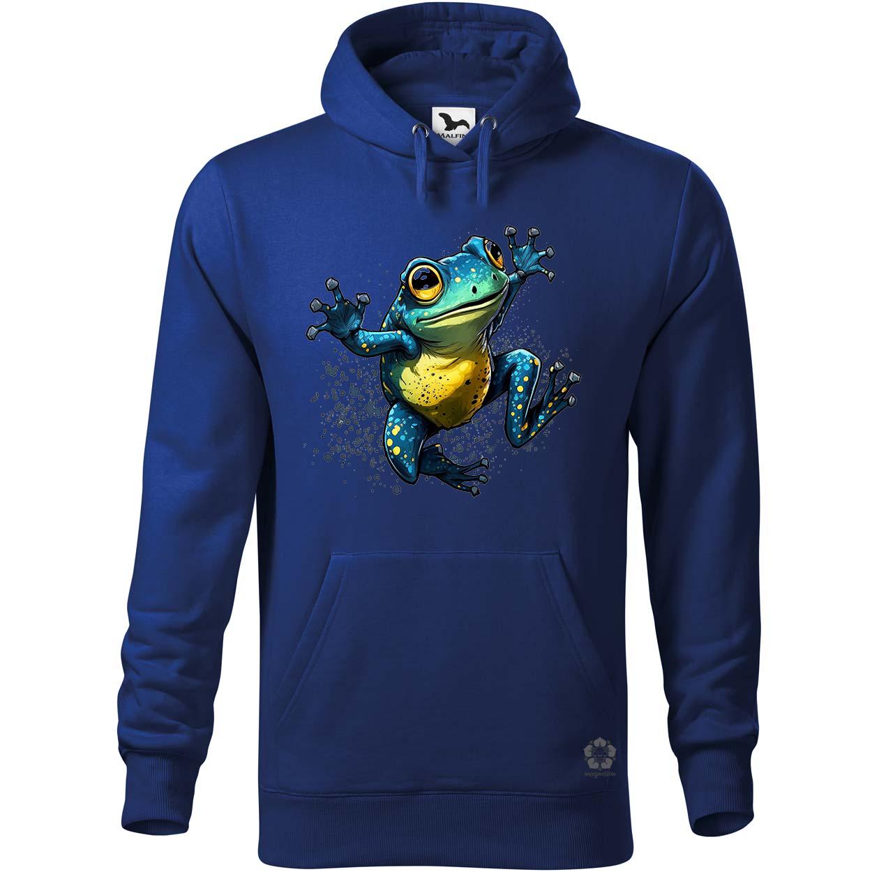 Kék béka v1 egyedi  pulóver 