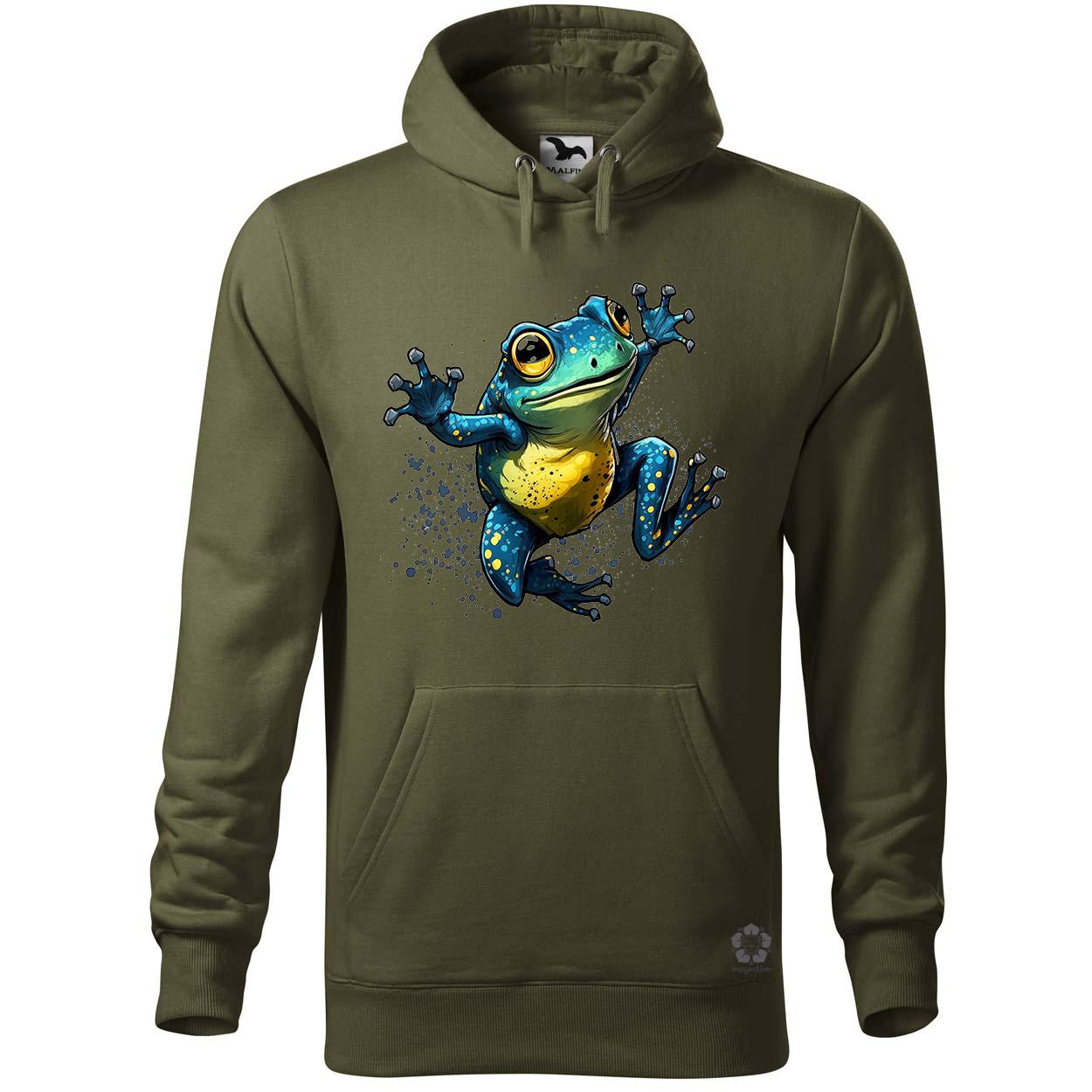 Kék béka v1 egyedi  pulóver 