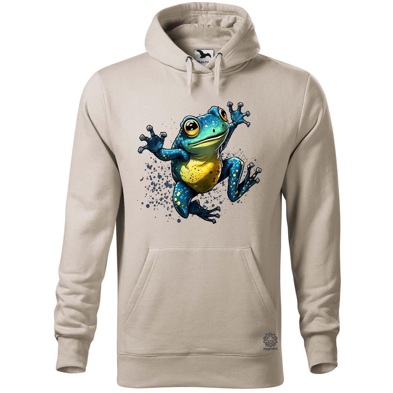 Kék béka v1 egyedi  pulóver 