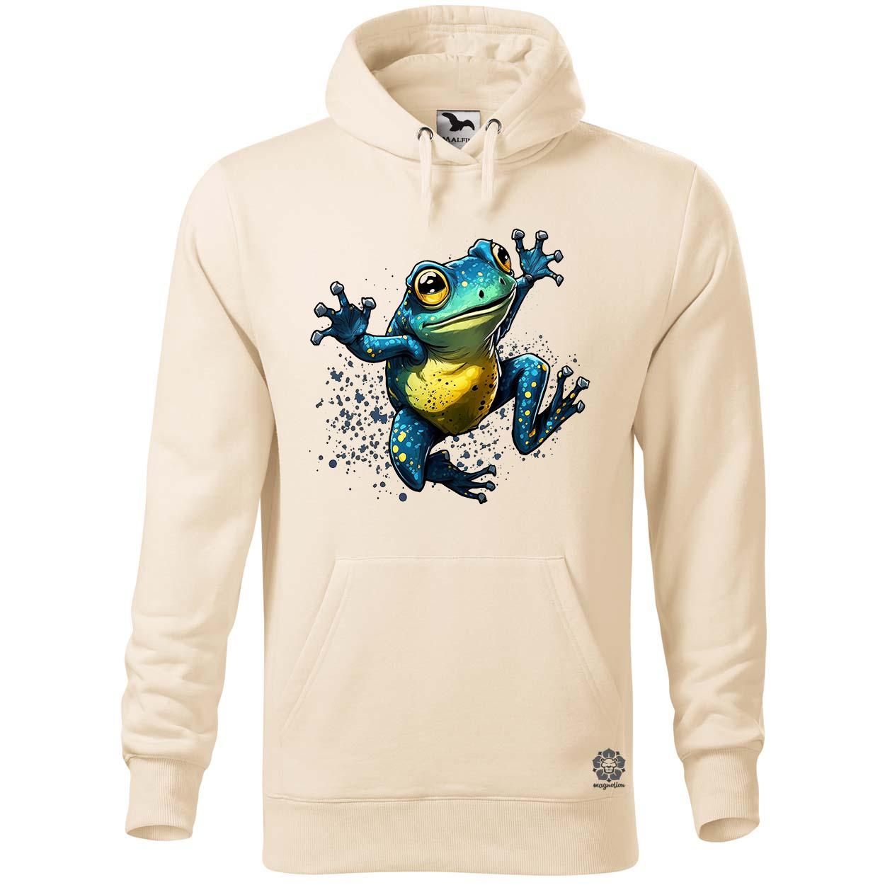 Kék béka v1 egyedi  pulóver 