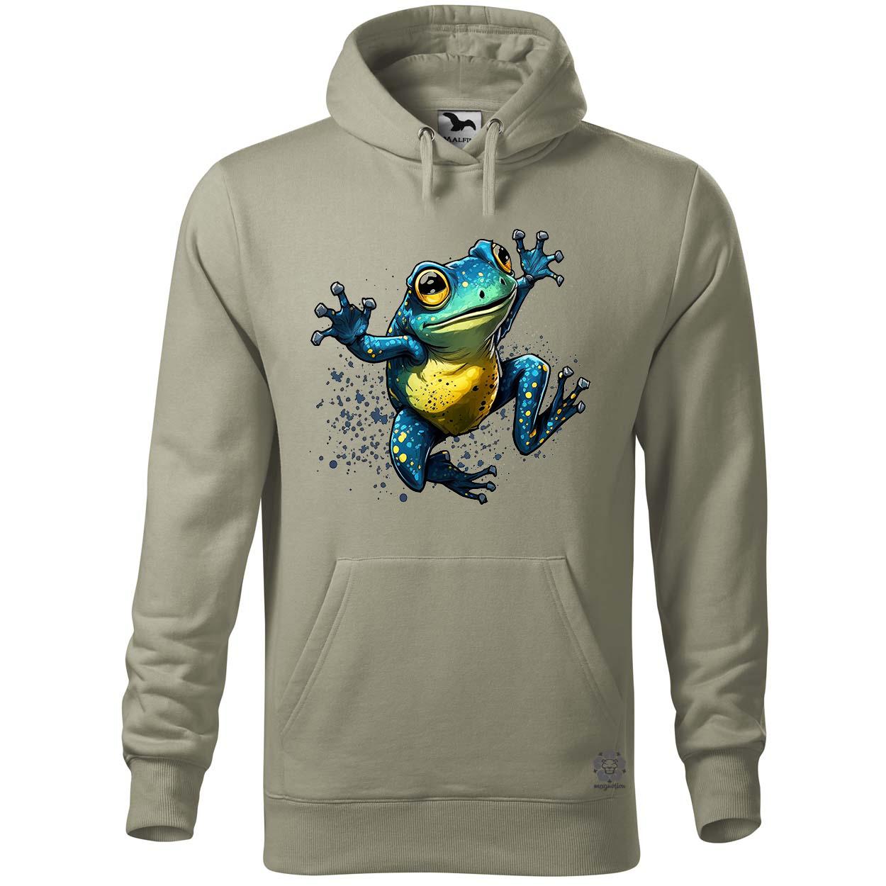 Kék béka v1 egyedi  pulóver 