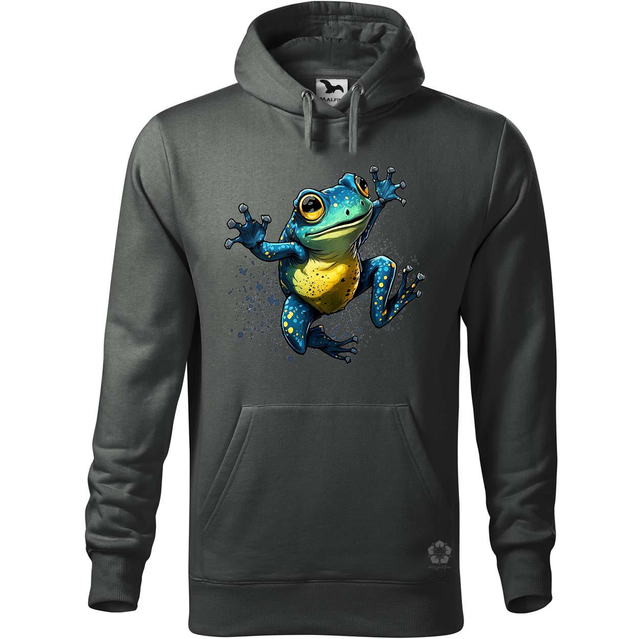 Kék béka v1 egyedi  pulóver 