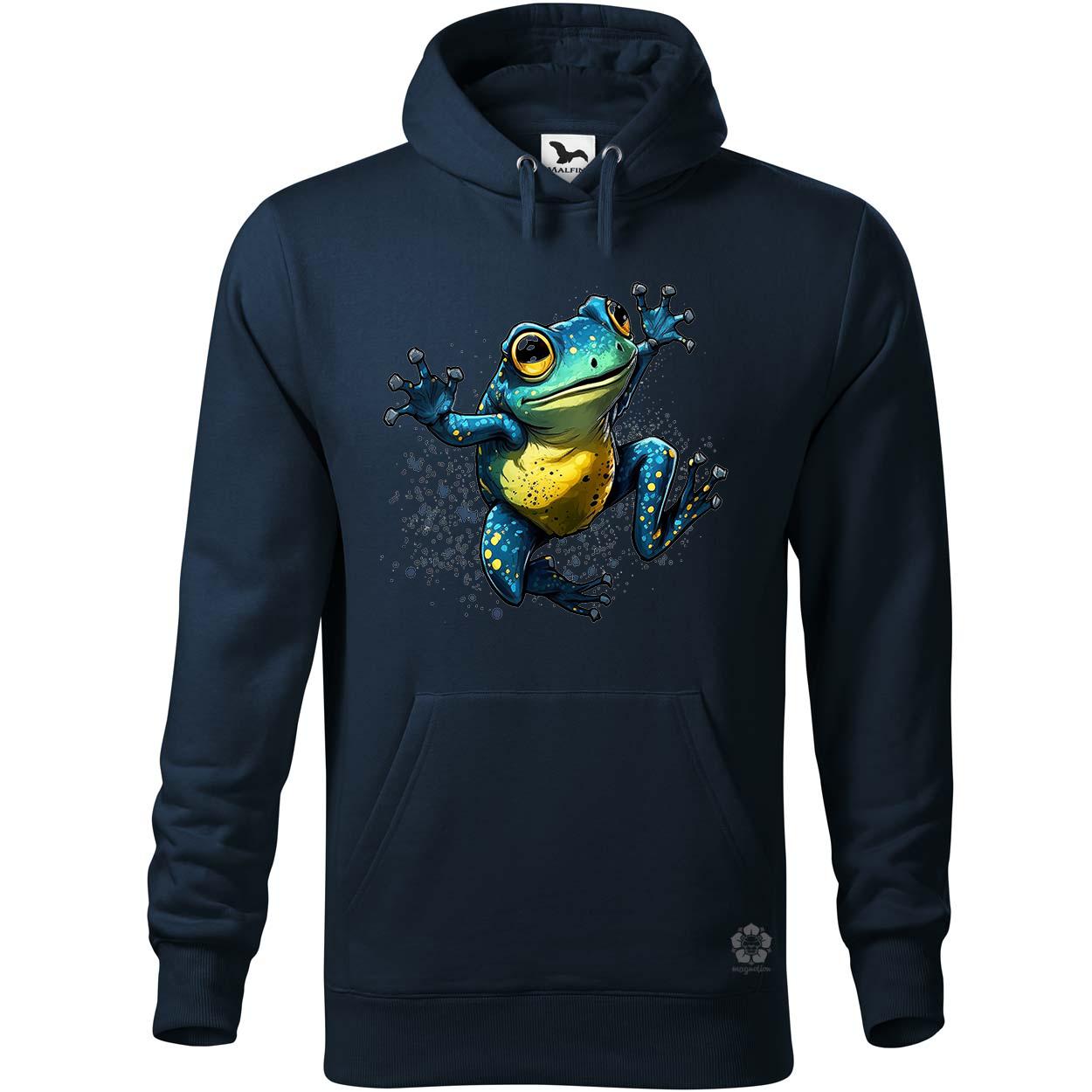 Kék béka v1 egyedi  pulóver 