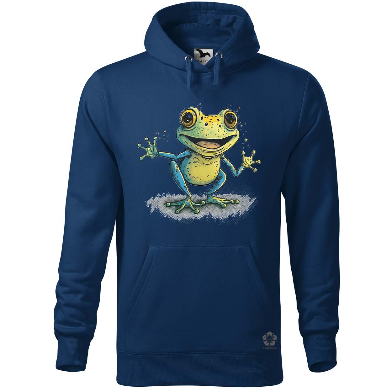 Kék béka v2 egyedi  pulóver 