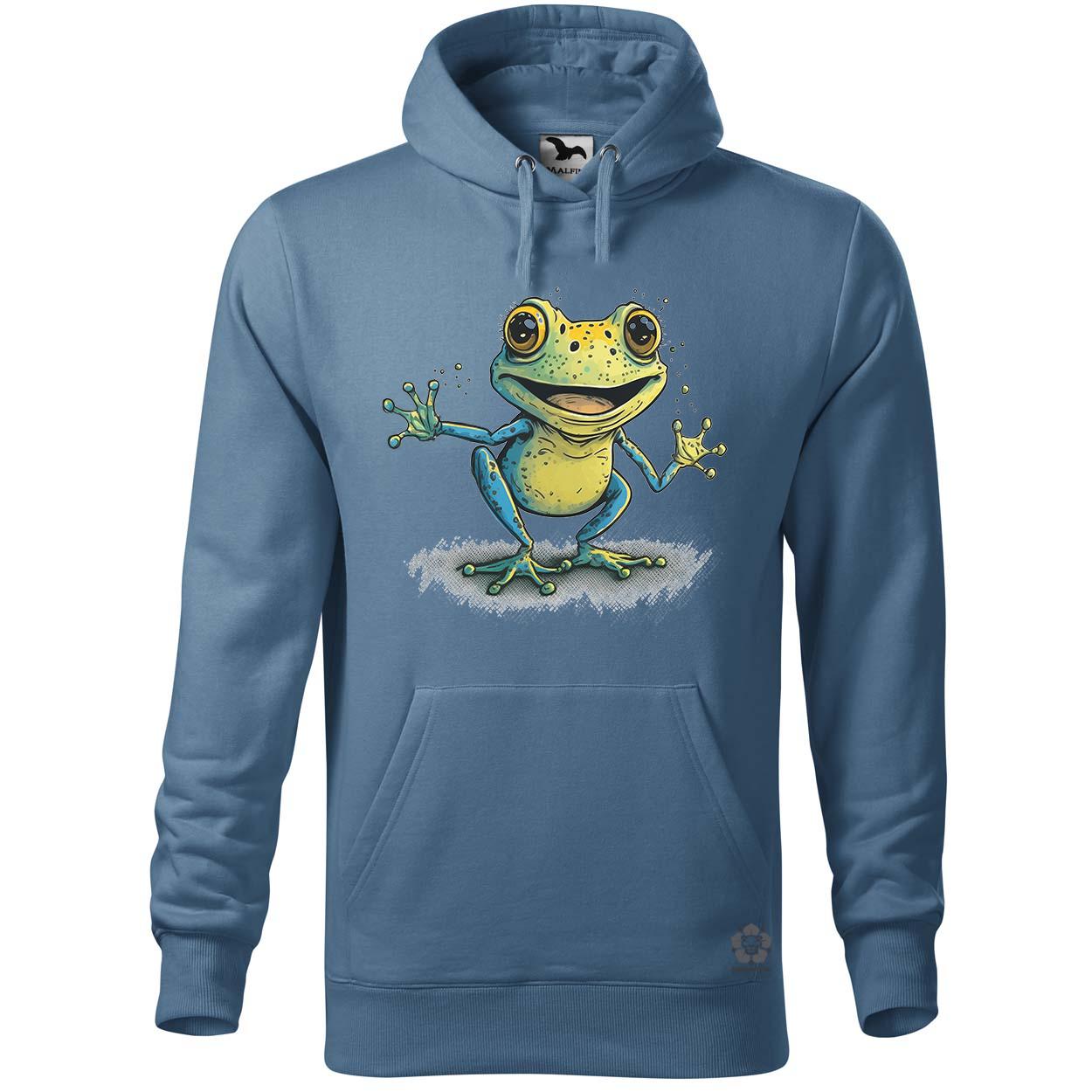 Kék béka v2 egyedi  pulóver 